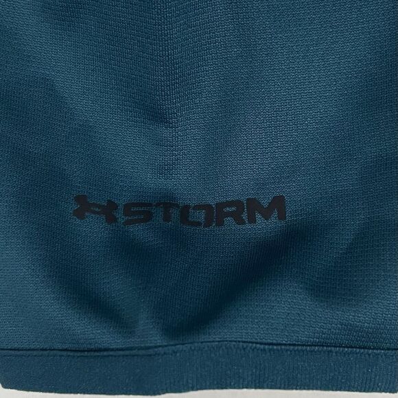 NWT Under Armour Storm Men's Medium Blue 1/2 Zip Fleece Lined Pullover Sweater - Picture 5 of 7